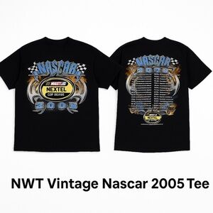 NWT VINTAGE NASCAR 2005 Nextel Cup Officially Licensed Racing Motorsport Tee XL